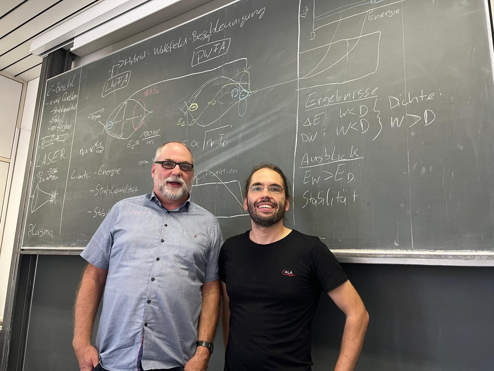 Prof. Karsch and Dr. Foerster